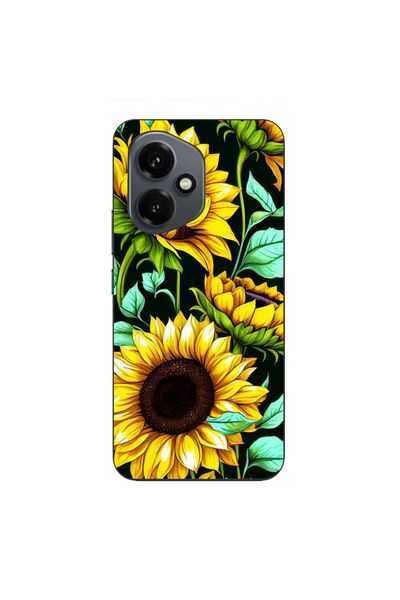 OEM Husa compatibila cu Honor 400 Silicon Gel Tpu Model Floarea Soarelui AI