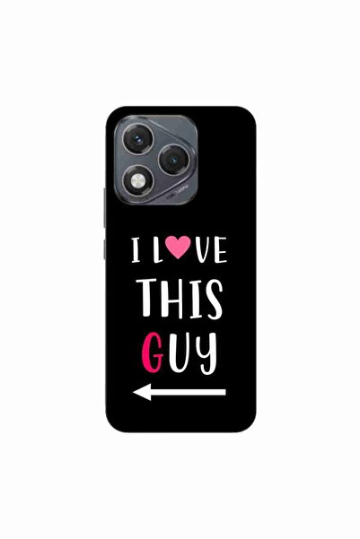 OEM Husa compatibila cu Honor 400 Lite Silicon Gel Tpu Model Cupluri I love T...