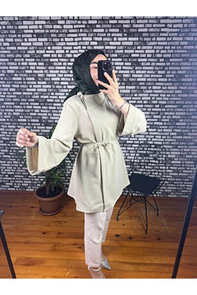 ZarülAAy fashıon Dora ceket bağlama detaylı standart beden