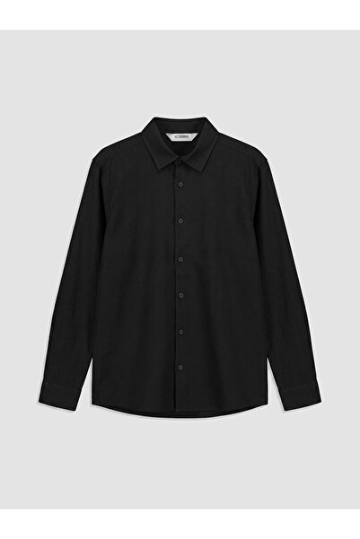 LC Waikiki Cămașă neagră din poplin pentru băieți de la GÜLİS GİYİM