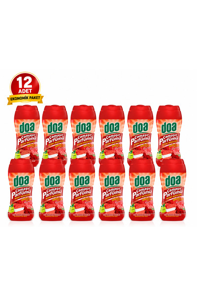 Doa Amber & Gül Çamaşır Parfümü 12’li Ekonomik Paket | Yoğun Kalıcı Koku & Fe...
