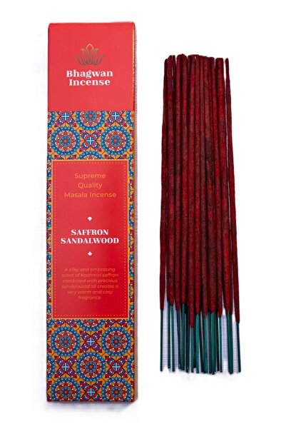 Bhagwan Incense Santal cu Șofran - bețișoare parfumate masala naturale premiu...