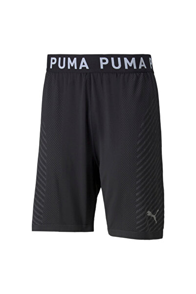 Puma شورت تدريب رجالي FORMKNIT بدون خياطة بطول 7 بوصات - أسود