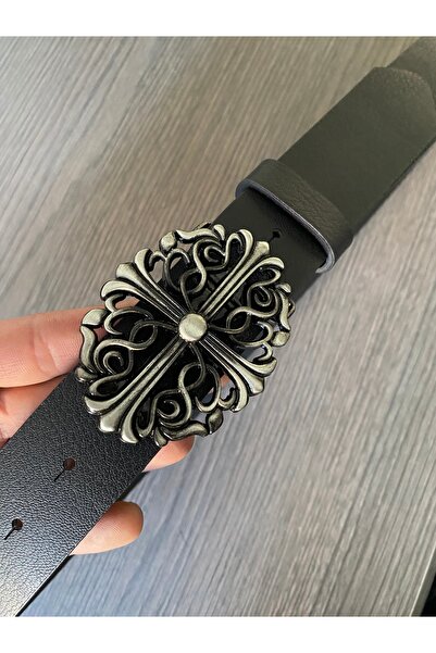Aksabeltchokers 4.cm western kovboy tokalı kemer