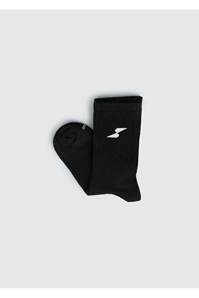 Eclipse Sport Black Es002 Black Tennis Single Socks
