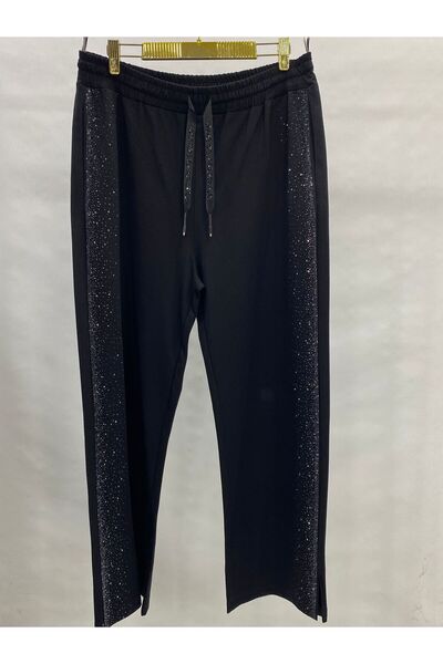 LADYDUİN Yandan taş detaylı pantolon