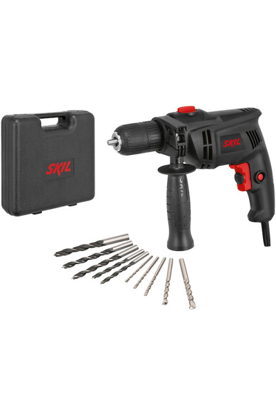 Skil Bormașină cu percuție 1020 AD, 550W, 2700 RPM, 5 burghie pentru zidărie ...