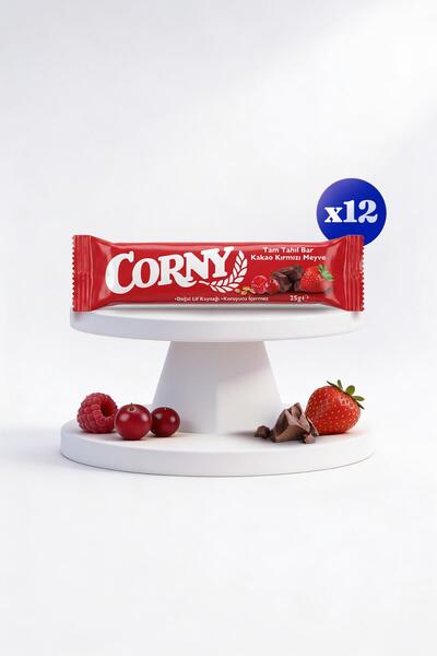 CORNY Cereal Bar Cocoa and Red Fruit X 12 Pieces