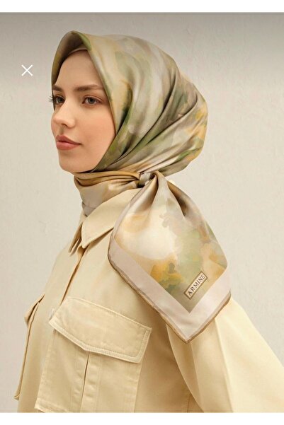 Armine NOSTALJİ SERİSİ - TİVİL İPEK EŞARP ( TİVİL)-9310-02