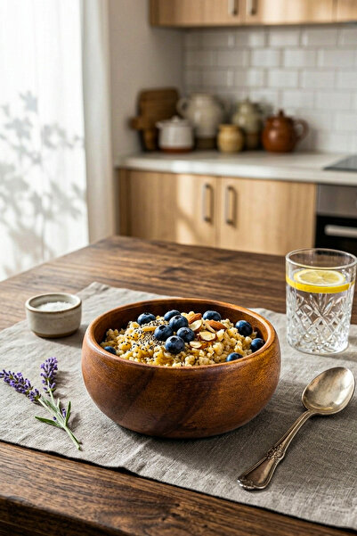 Snippy Bowly - Small Size Salad Presentation Bowl Acacia Bowl Wooden Presenta...