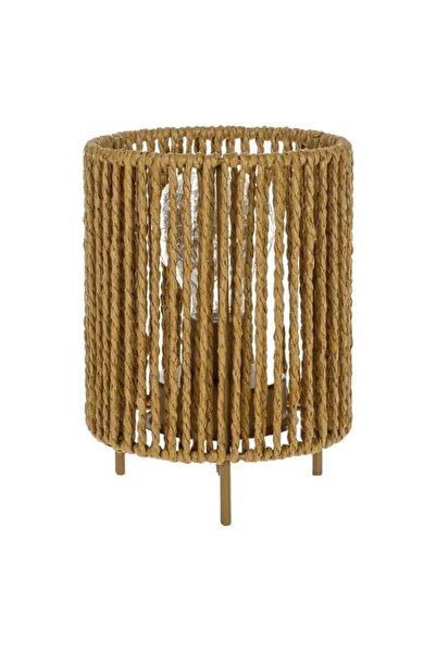 DAsiNU Lampa de Masa cu Sfoara Impletita 10 LED Chain 12.5×17.5cm