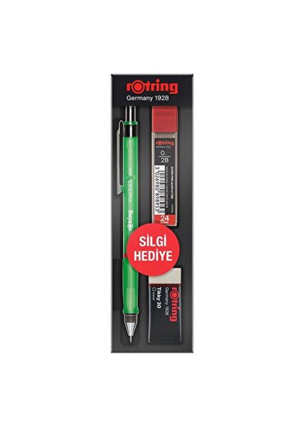 Rotring Okul Seti Visuclick Versatil/Min Silgi 0.5 MM Yeşil RO-VK05-YESIL