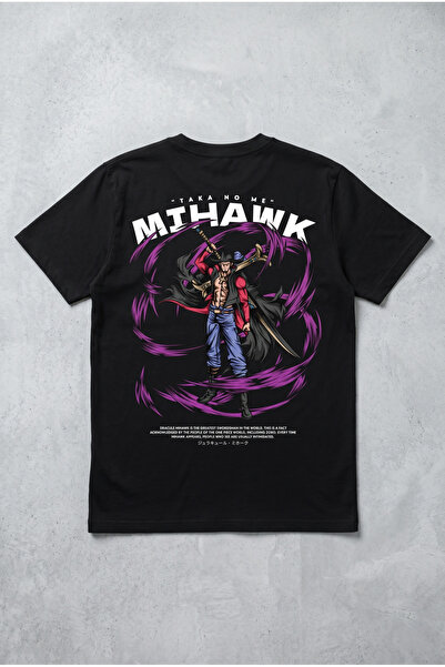Silkensoul تي شيرت One Piece Dracule Mihawk بتصميم قياسي مناسب للجنسين