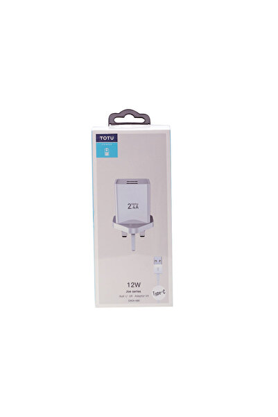 Totu شاحن منزلي مزدوج USB + كابل Type-C CACA020