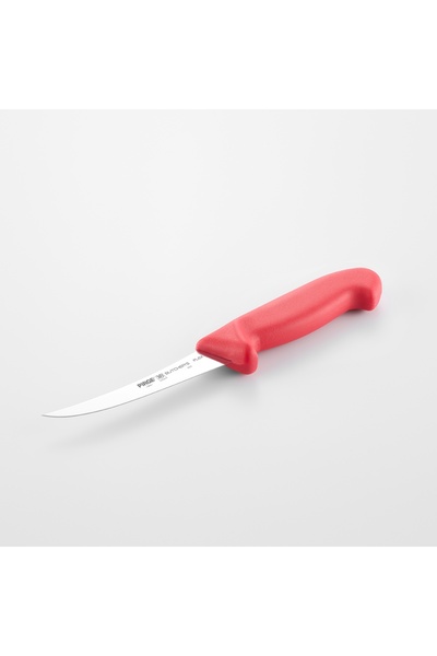PİRGE Butcher's MIG Sıyırma Bıçağı Kıvrık Esnek 13 cm - 49211 KIRMIZI MADE İN...