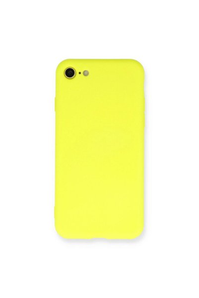 OEM Apple iPhone 7 Case Nano Velvet Silicone Inside - Yellow