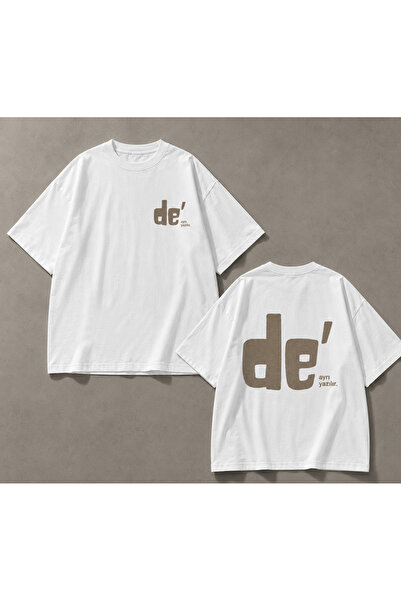 MiniHouse Printed on Front and Back Oversize T-Shirt