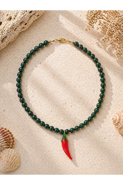 i&s design Murano Biber Şans Kolye