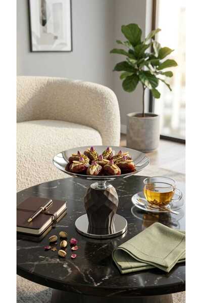Generic Luxury Style Dessert Fruit Tray with Elevated Stand Modern Design Dec...
