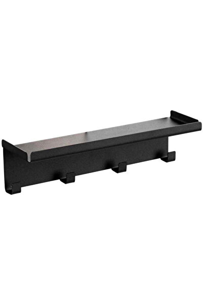 Wenko Magnetic rail with hooks and support Ima Black Outdoor Kitchen 30 x 6.5...