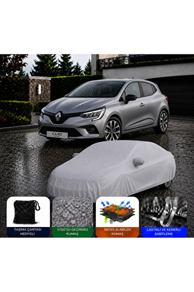 COCEM Renault Clio 5 Premium Araç Brandası Su Geçirmez UV Korumalı Tam Koruma...
