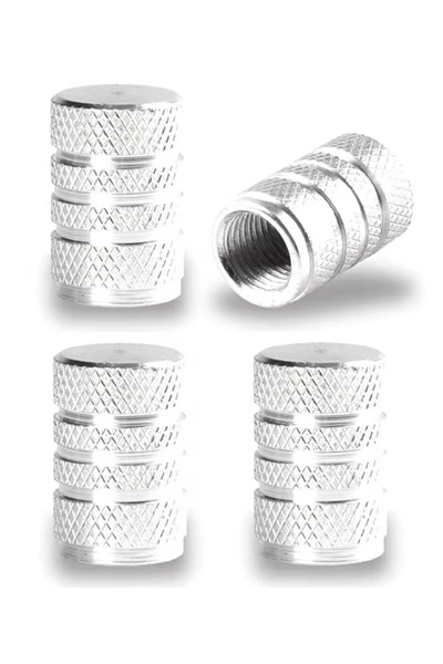 OEM Premium Anodized Aluminum Car Wheel Valve Caps – Set 4 Pcs Universal for ...