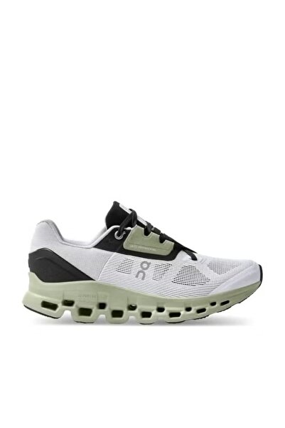 Premium On Cloudstratus 2.0 Running Shoes - White Black Sage - Dual CloudTec®...