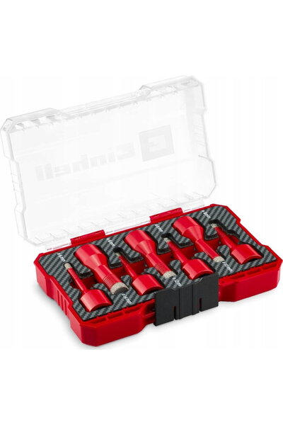 Einhell Set de 7 burghie de 7 mm pentru ceramic M14, cutie de depozitare