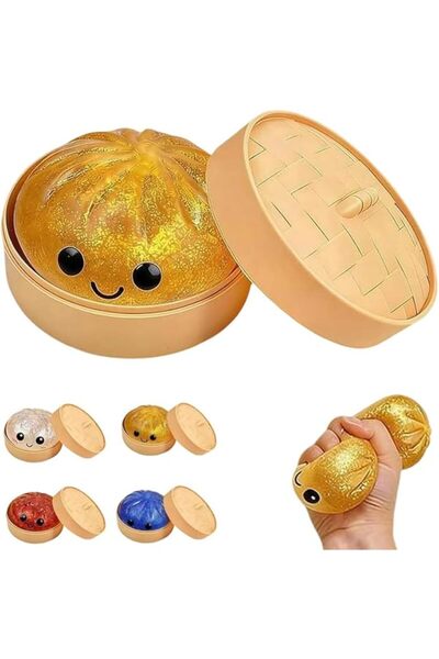 Keycraft Jucărie anti-stres Lucky Bao - mini gălușcă norocoasă