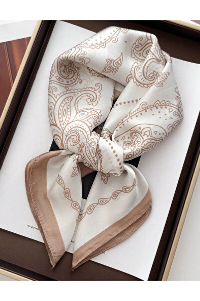 Evendi Scarf, cream/brown