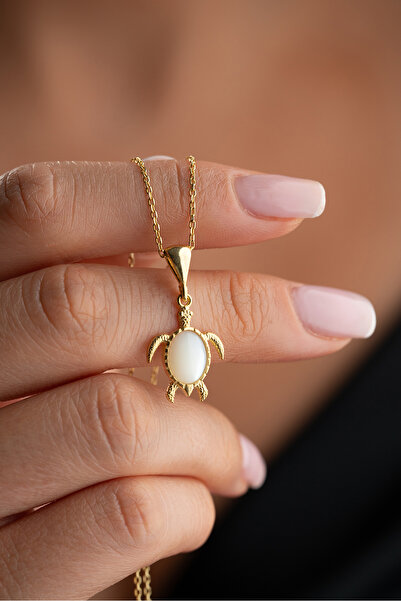 Silvano Jewelry 925 Ayar Gümüş Kaplumbağa Kolye