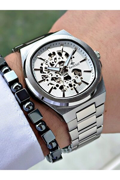 Bentini Men's Automatic Steel Wristwatch Waterproof with 2-Year Warranty and ...