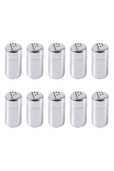 Chavin 10 Pieces Steel Small Size Pepper Shakers for Cafe Diner Restaurant Ci...