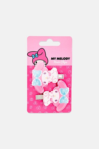 SANRIO Kids Girl 2 Pcs My Melody Hair Clips, Multicolor