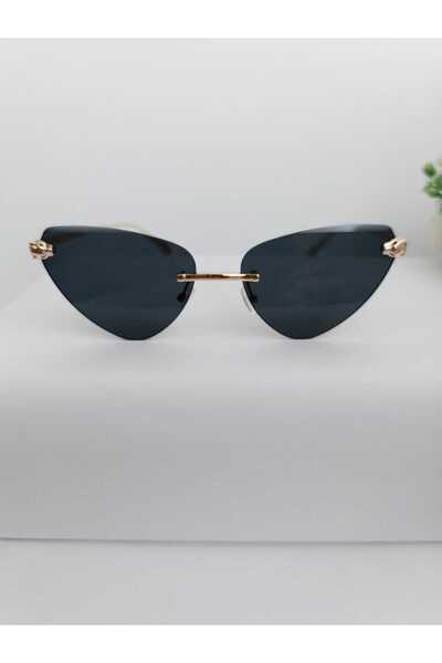 Armastr Women's Gold Color Cat Eye Sunglasses