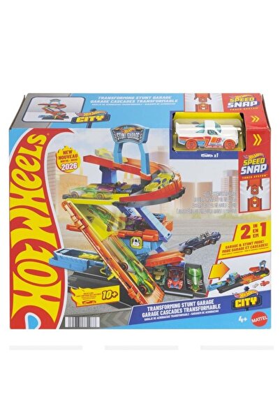 mattel Pistă Garaj Hot Wheels City 2 în 1,