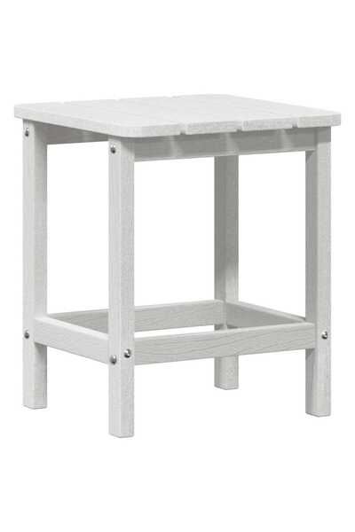 vidaxl Side table White 38 x 38 x 46 cm Polyethylene