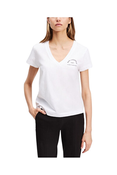 Karl Lagerfeld Γυναικείο T-shirt Λευκό A3W17104-100 WHITE
