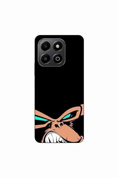 OEM Калъф, съвместим с Honor X6b, силиконов гел TPU, с десен на ядосана маймуна