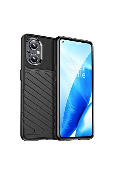 OEM Husă flexibilă din TPU Thunder pentru OnePlus Nord N200 5G - Negru