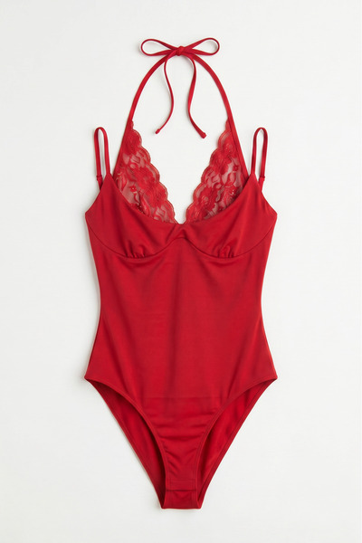 NOTHING Lace Detailed Bodysuit