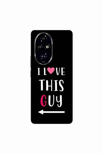 OEM Husa compatibila cu Honor 200 Pro Silicon Gel Tpu Model Cupluri I love Th...