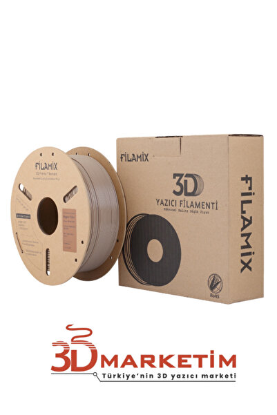 FİLAMİX Hyper PLA+ Wood Color/Ahşap Rengi Filament (1.75mm, 1kg)-3Dmarketim