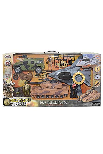 Hero Combat Set de vehicule militare cu figurine, Hero Combat, 26 piese
