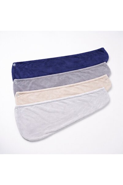 Donetella Pack of 4 Hair Towel Wrap 30x70 cm – 330 GSM Microfiber, Soft, Abso...