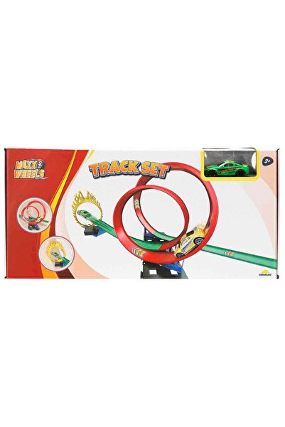 Maxx Wheels Set de joaca cu masinuta, Maxx Wheels, Track Racing, Verde