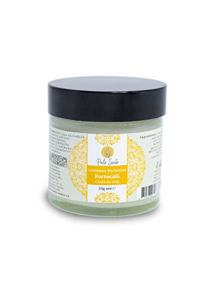 Palo Santo Soy Candle and Orange Essential Oil: Energy