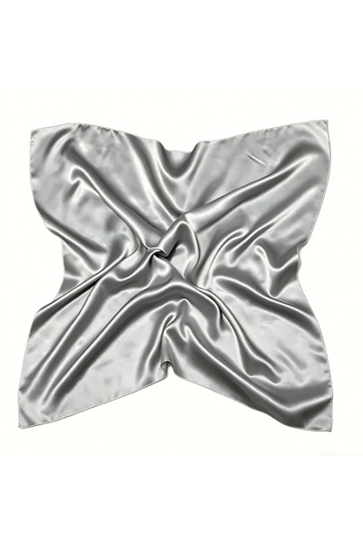 Deserto Fashion 100% Pure Silk Satin Scarf – Shiny & Matte Surface 90X90
