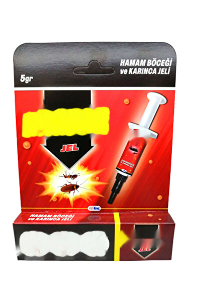 Go İthalat Hamamböceği ve Karınca Jeli Haşere Yemi Şırınga Böcek İlacı 5gr Ev...