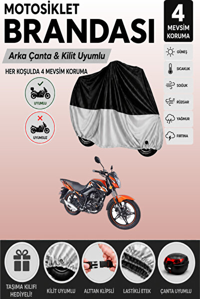 Cemku Double Black Top - Gray Bottom, Rear Bag Compatible Arora Ar 06Z 250 Mo...